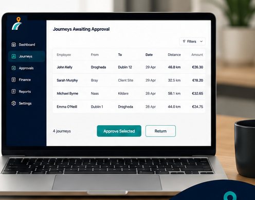 TripLedger manager approvals screen